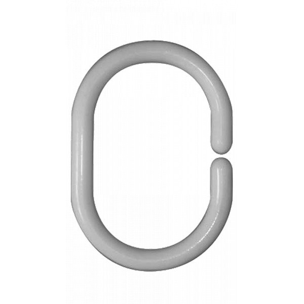 Zuhanyfüggöny karika, fehér