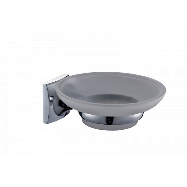 Dratos fürdőszobaszett, üveg szappantartó