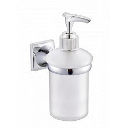 Dratos fürdőszobaszett, Fali folyékonyszappan-tartó, adagolóval Fúrható fürdőszobaszettek és akasztók