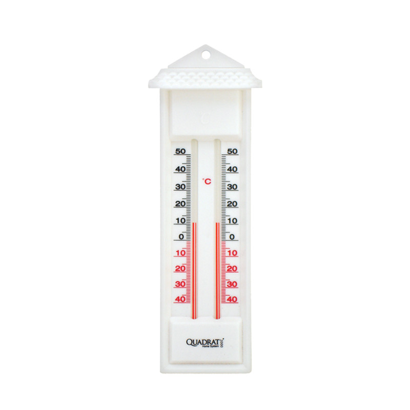 Climate, fehér 2 szálas műanyag hőmérő