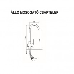 BLOCK álló mosogató