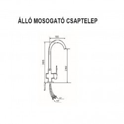 BLOCK álló mosogató