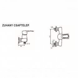 BLOCK egykaros zuhany