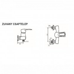 BLOCK egykaros zuhany