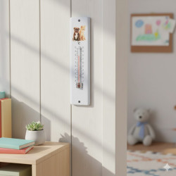 Hőmérő, fém, Animal