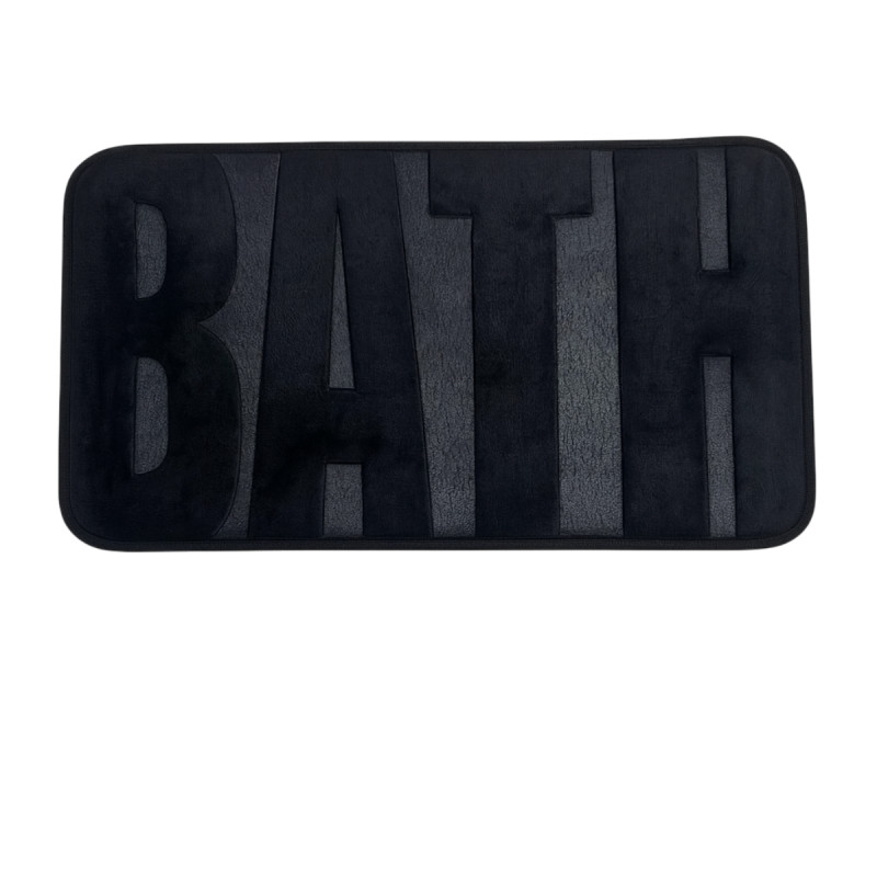 Fürdőszobaszőnyeg, Memotex, Black