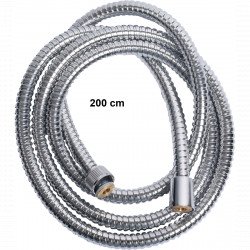 Gégecső, fém, shiny, 2m