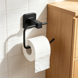Solo, WC papír tartó, black