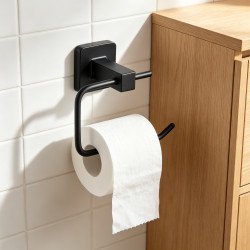 Solo, WC papír tartó, black